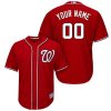 Men's Washington Nationals 2020 Red Customized Stitched Jersey