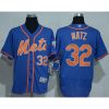 Mets #32 Steven Matz Blue Flexbase Authentic Collection Stitched MLB Jersey