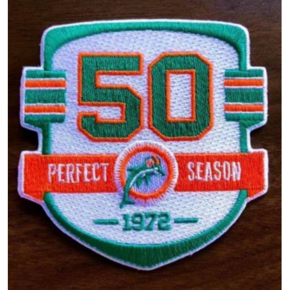 Miami Dolphins 50th Perfect Season Patch 1