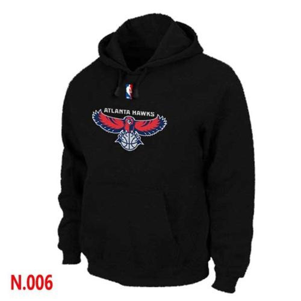 NBA Atlanta Hawks Pullover Hoodie Black 1