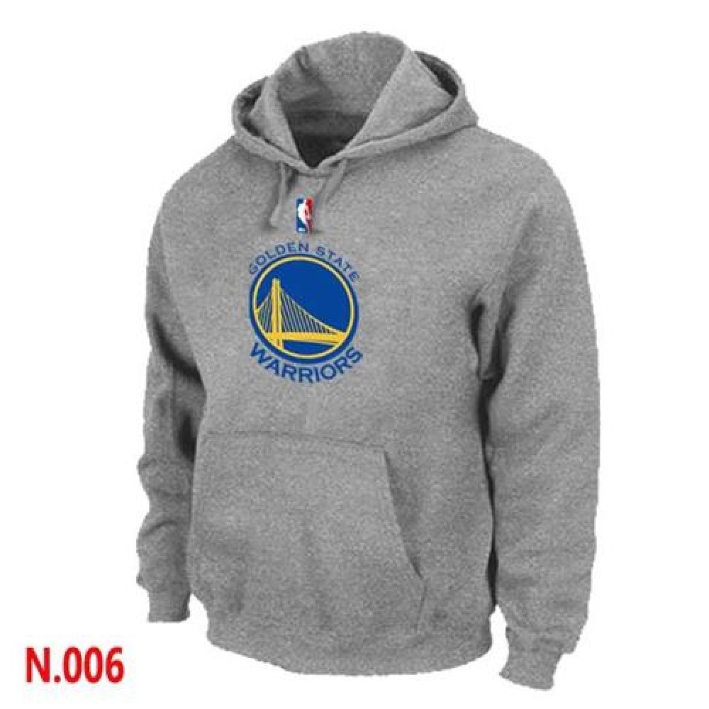 NBA Golden State Warriors Pullover Hoodie Light Grey 1