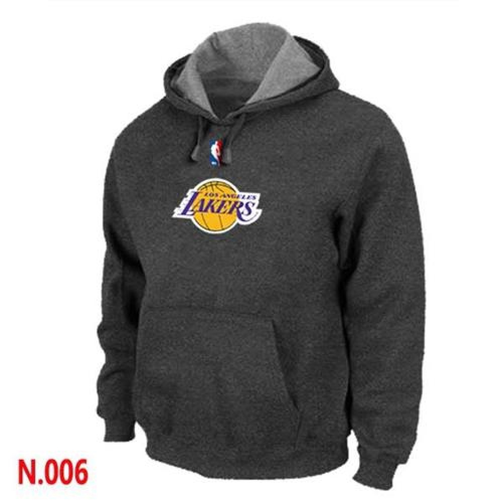 NBA Los Angeles Lakers Pullover Hoodie Dark Grey 1
