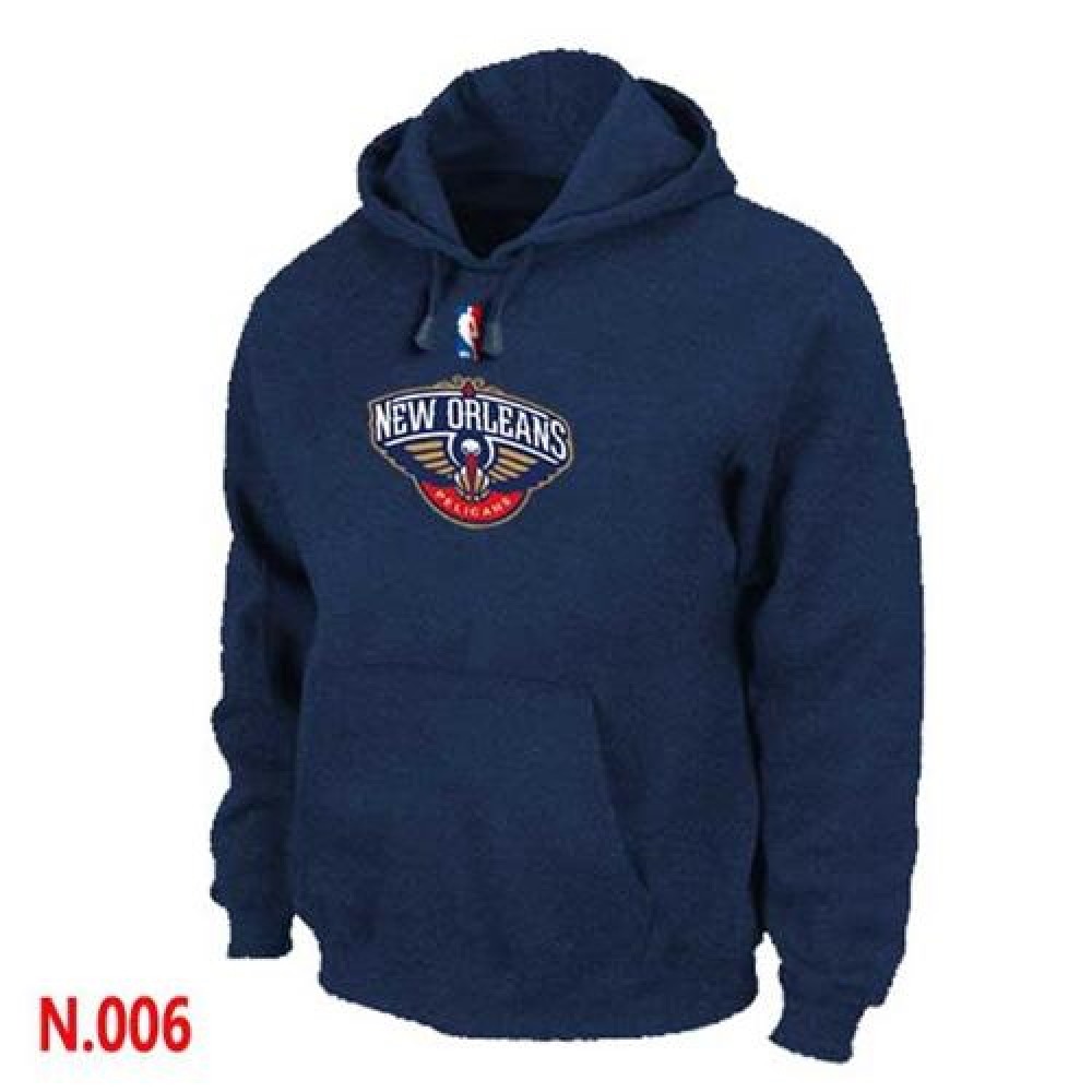 NBA New Orleans Pelican Pullover Hoodie Dark Blue 1