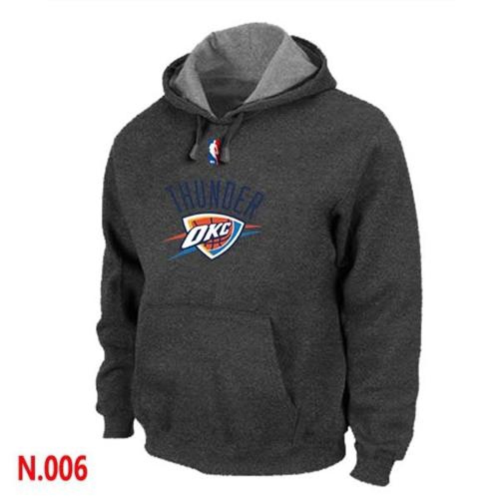NBA Oklahoma City Thunder Pullover Hoodie Dark Grey 1