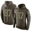 NFL Men's Baltimore Ravens #87 Maxx Williams Stitched Green Olive Salute To Service KO Performance Hoodie