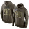 NFL Men's Buffalo Bills #90 Shaq Lawson Stitched Green Olive Salute To Service KO Performance Hoodie