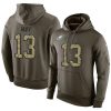 NFL Men's Philadelphia Eagles #13 Josh Huff Stitched Green Olive Salute To Service KO Performance Hoodie