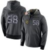 NFL Men's Pittsburgh Steelers #58 Jack Lambert Stitched Black Anthracite Salute to Service Player Performance Hoodie