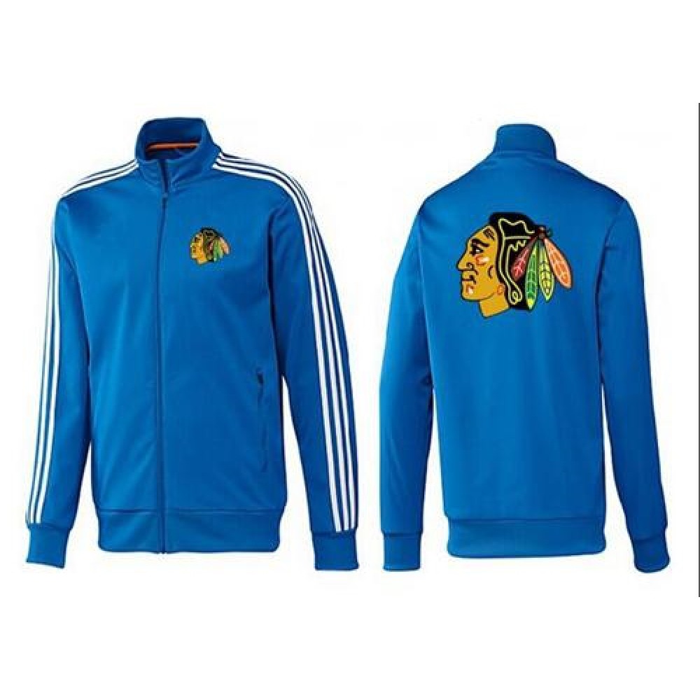 NHL Chicago Blackhawks Zip Jackets Blue-2 1