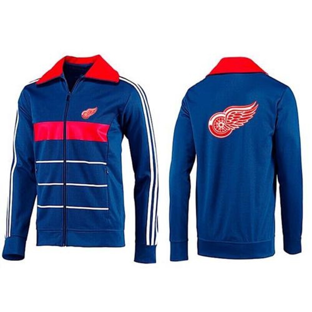NHL Detroit Red Wings Zip Jackets Blue-3 1