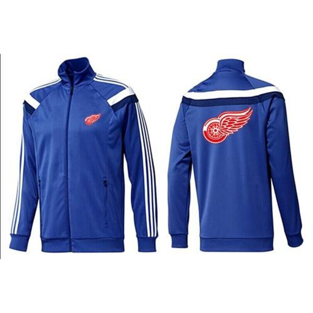 NHL Detroit Red Wings Zip Jackets Blue-4 1