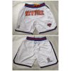 New Yok Knicks White Shorts (Run Small)