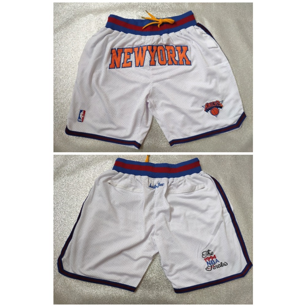 New Yok Knicks White Shorts (Run Small) 1