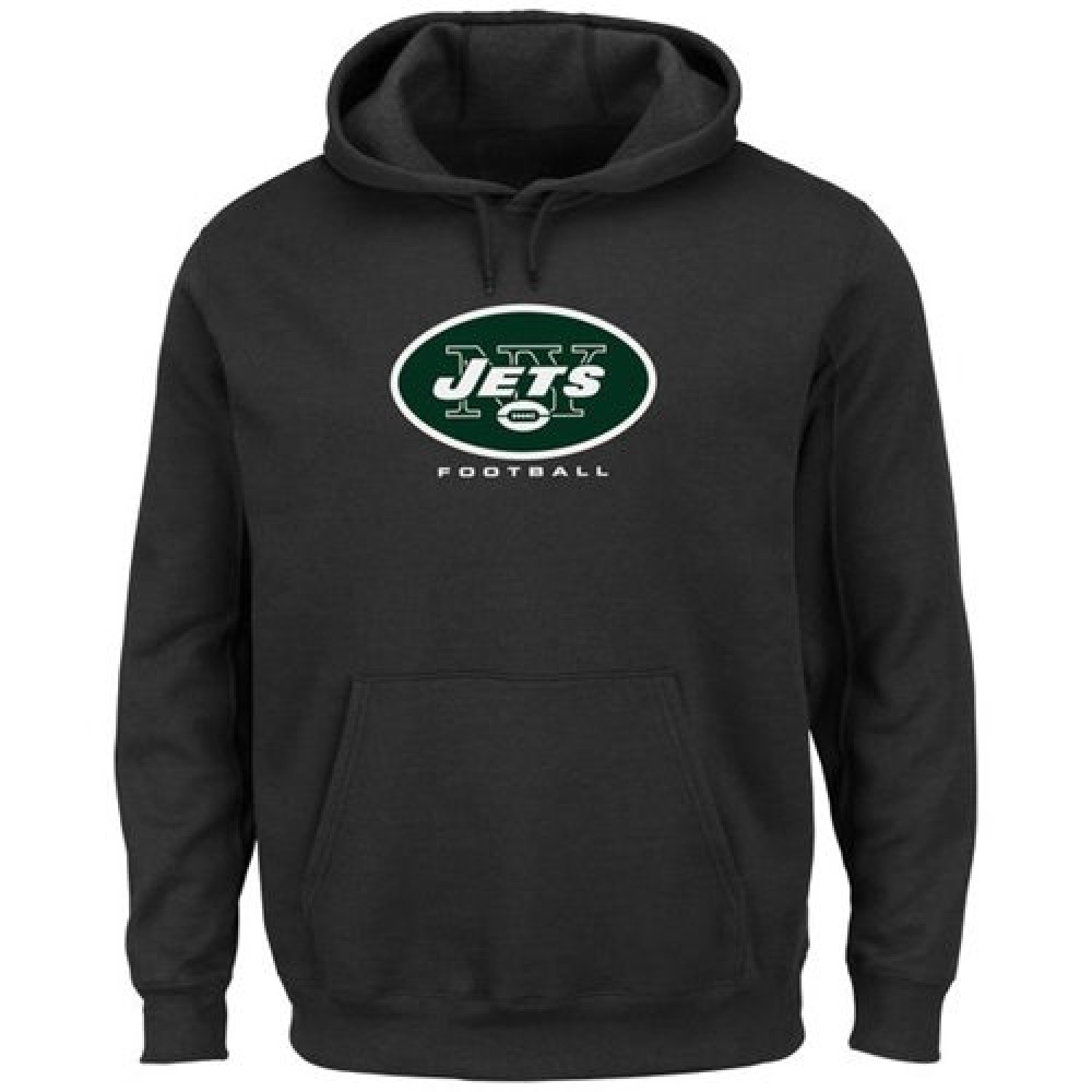 New York Jets Critical Victory Pullover Hoodie Black 1