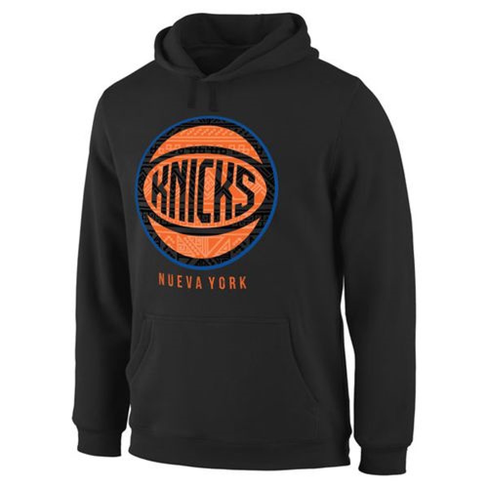 New York Knicks Noches Enebea Pullover Hoodie Black 1