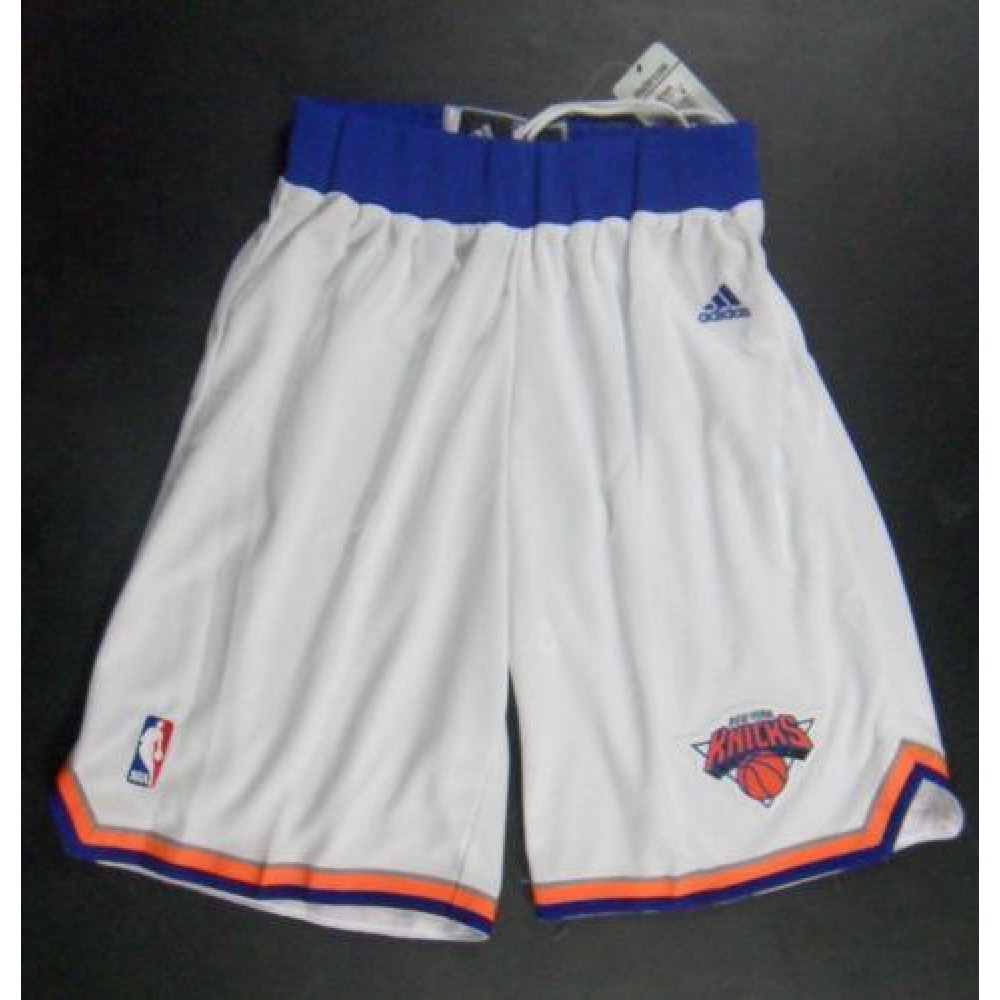 New York Knicks White New Shorts 1