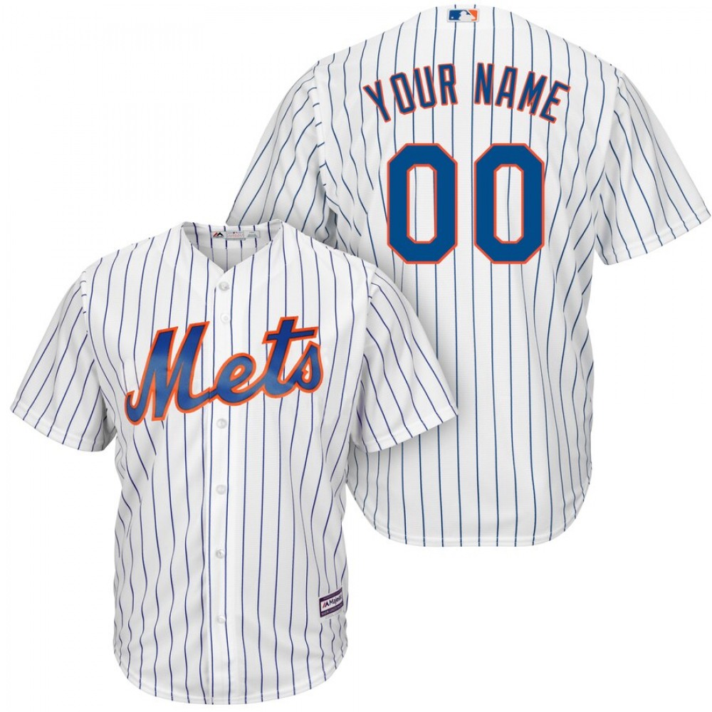 New York Mets Personalized White stitched MLB Jersey 1