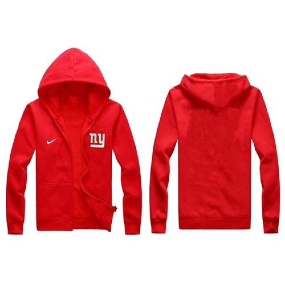 New York Giants Authentic Logo Hoodie Red 1