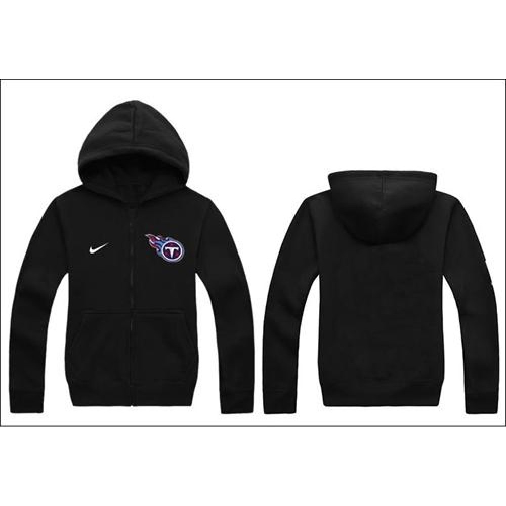 Tennessee Titans Authentic Logo Hoodie Black 1