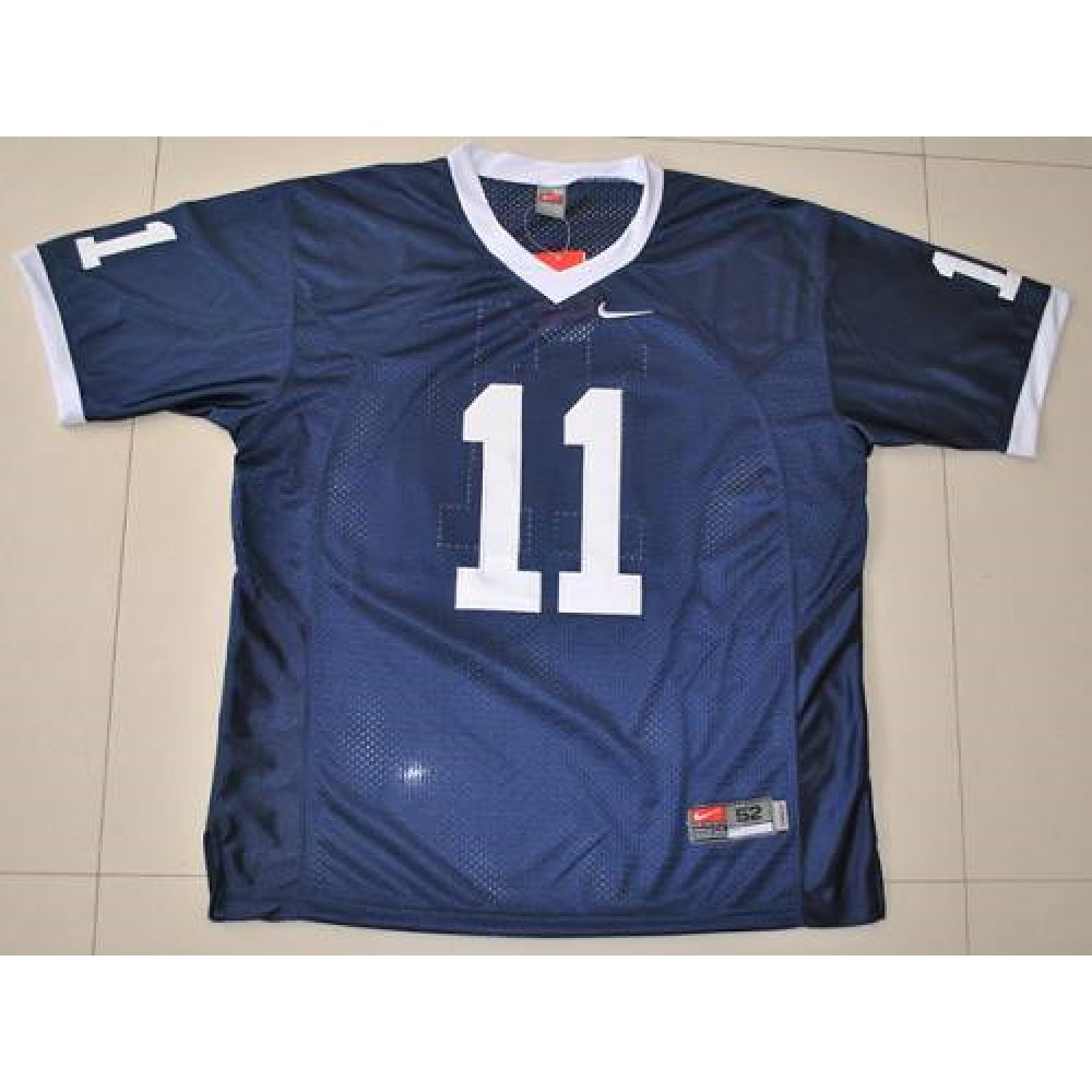 Nittany Lions #11 Navy Blue Stitched NCAA Jersey 1