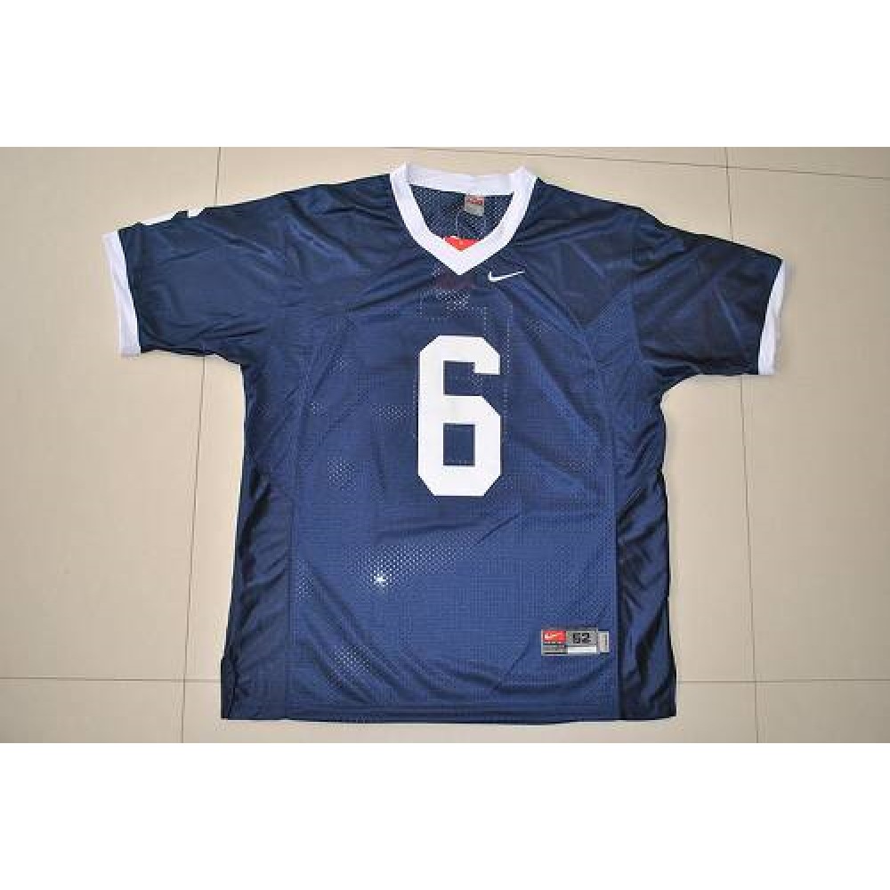 Nittany Lions #6 Navy Blue Stitched NCAA Jersey 1