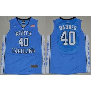North Carolina #40 Harrison Barnes Blue Stitched NCAA Jersey