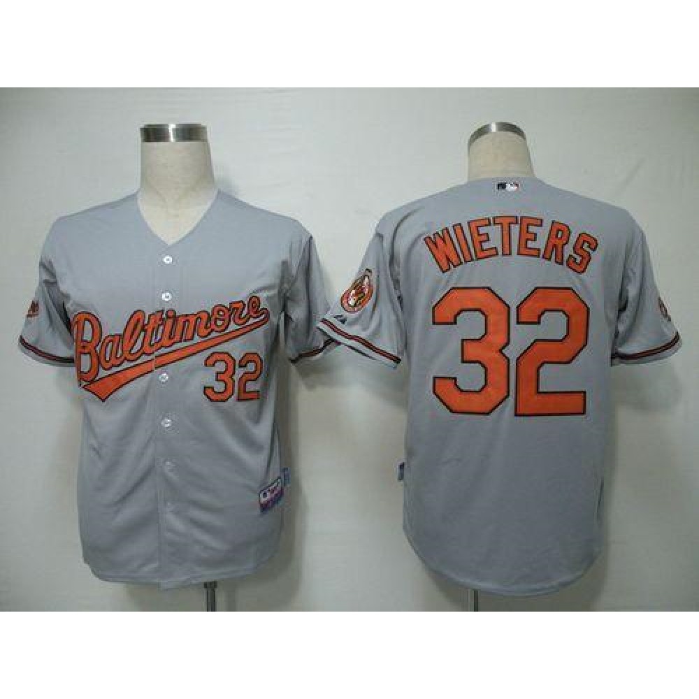 Orioles #32 Matt Wieters Grey Cool Base Stitched Youth MLB Jersey 1