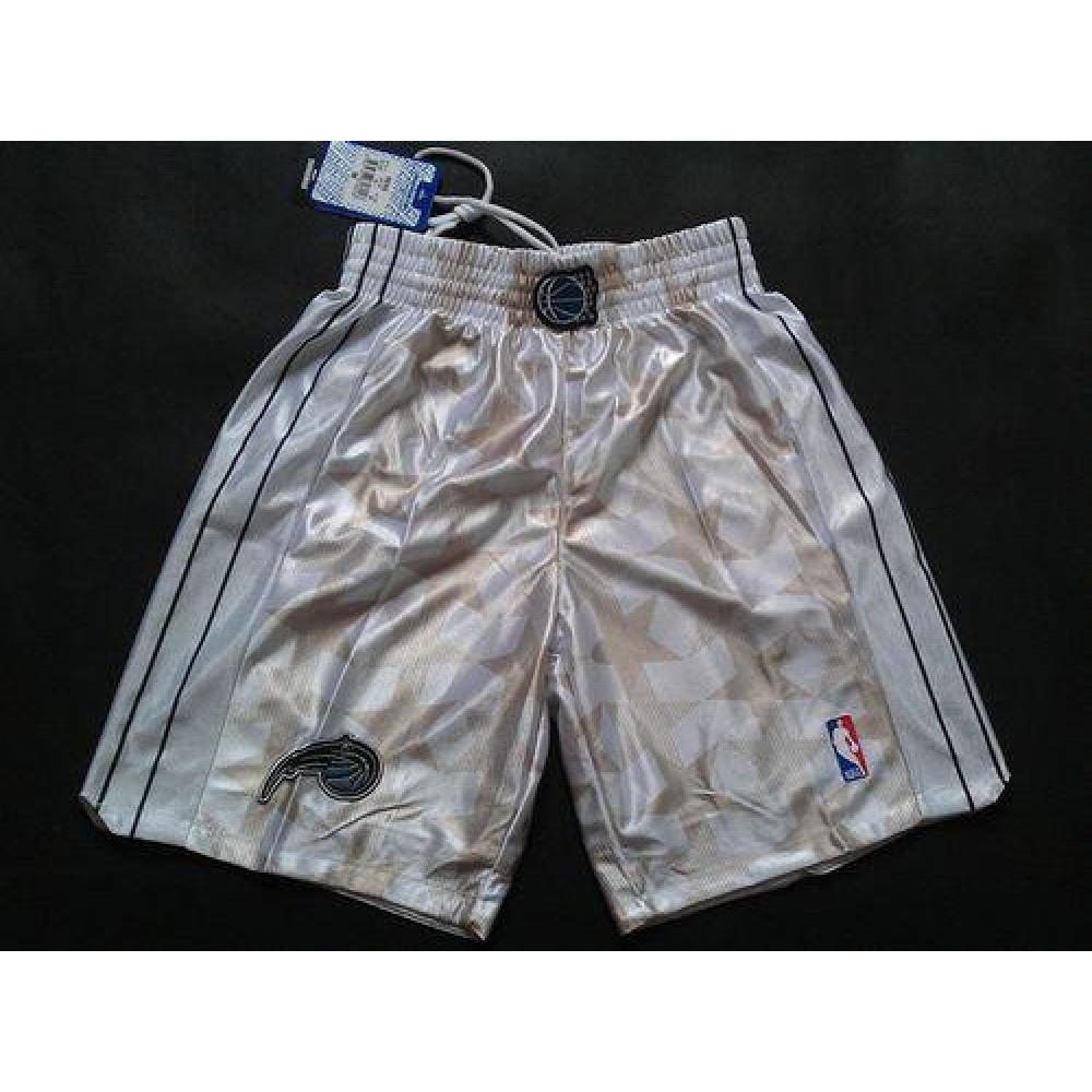 Orlando Magic White NBA Shorts 1