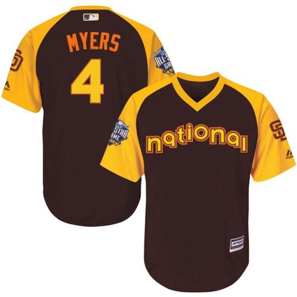 Padres #4 Wil Myers Brown 2016 All-Star National League Stitched Youth MLB Jersey 1