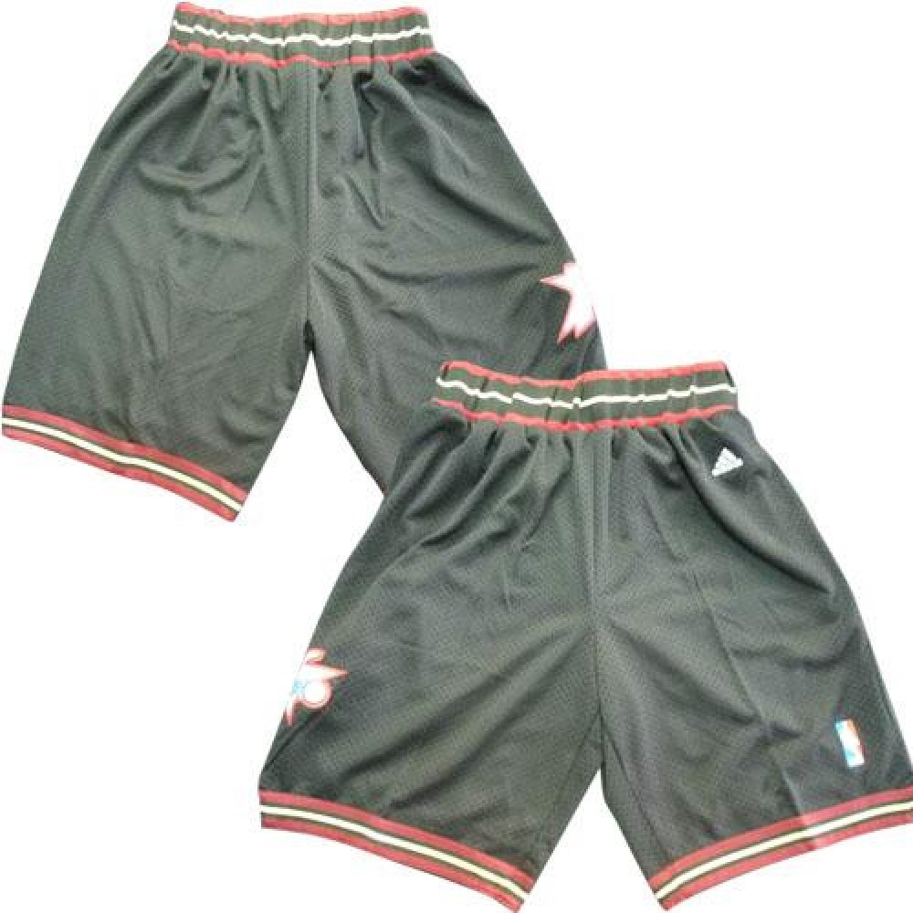 Philadelphia 76ers Black NBA Shorts 1