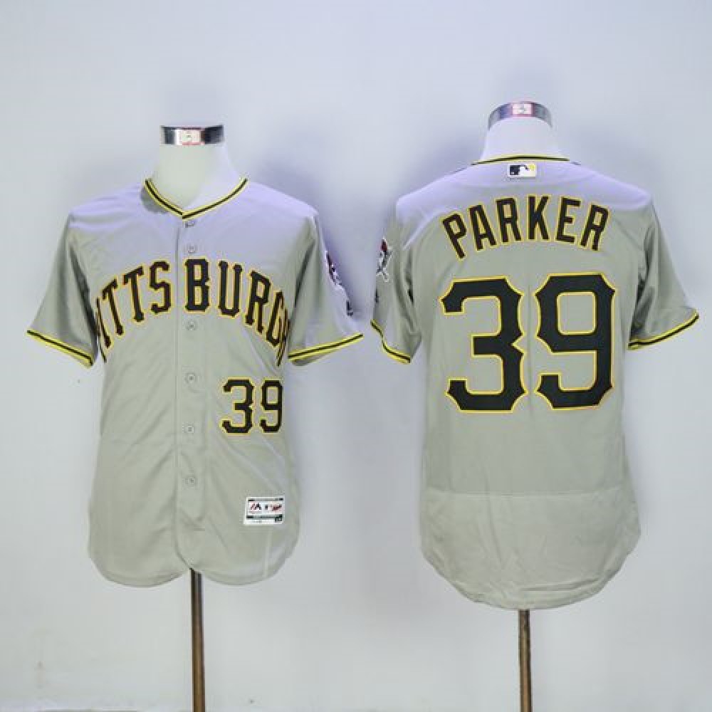 Pirates #39 Dave Parker Grey Flexbase Authentic Collection Stitched MLB Jersey 1