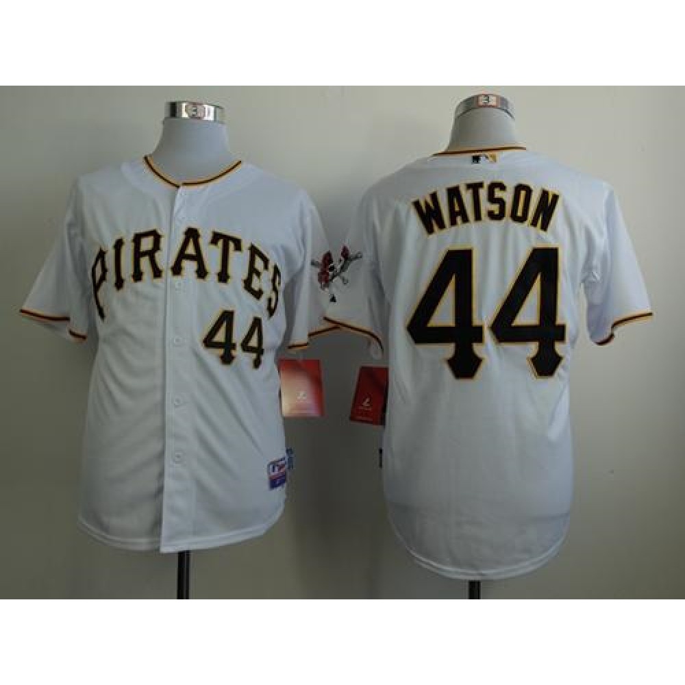 Pirates #44 Tony Watson White Cool Base Stitched MLB Jersey 1