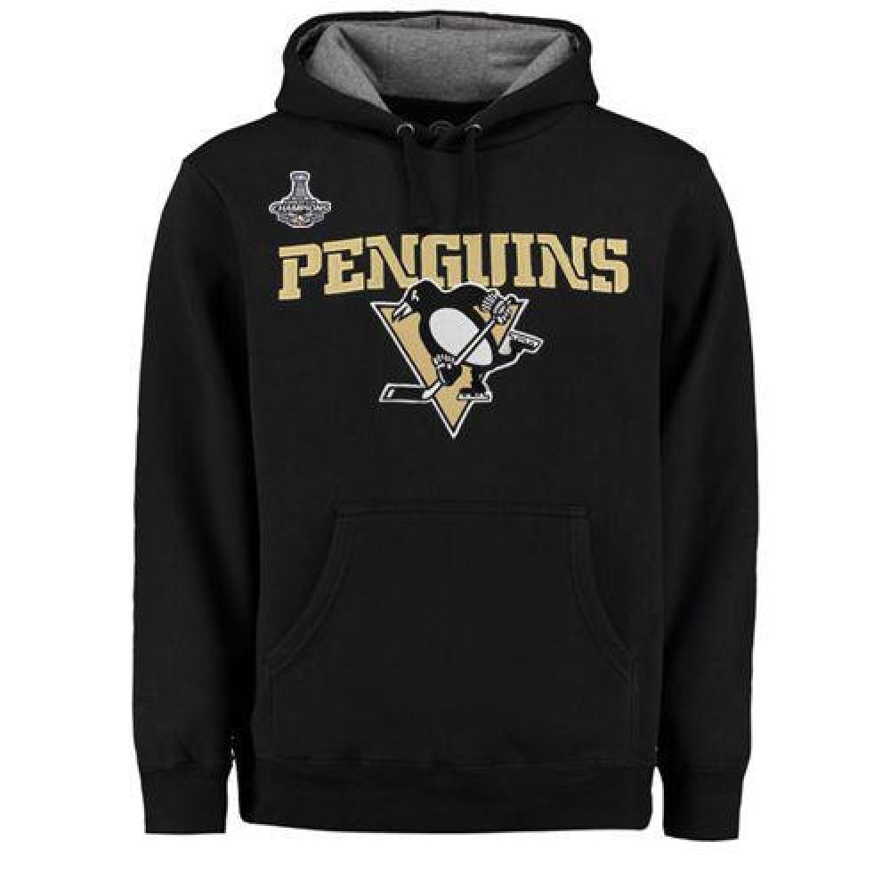 Pittsburgh Penguins Rinkside Grayton 2016 Stanley Cup Champions Pullover Hoodie Black 1