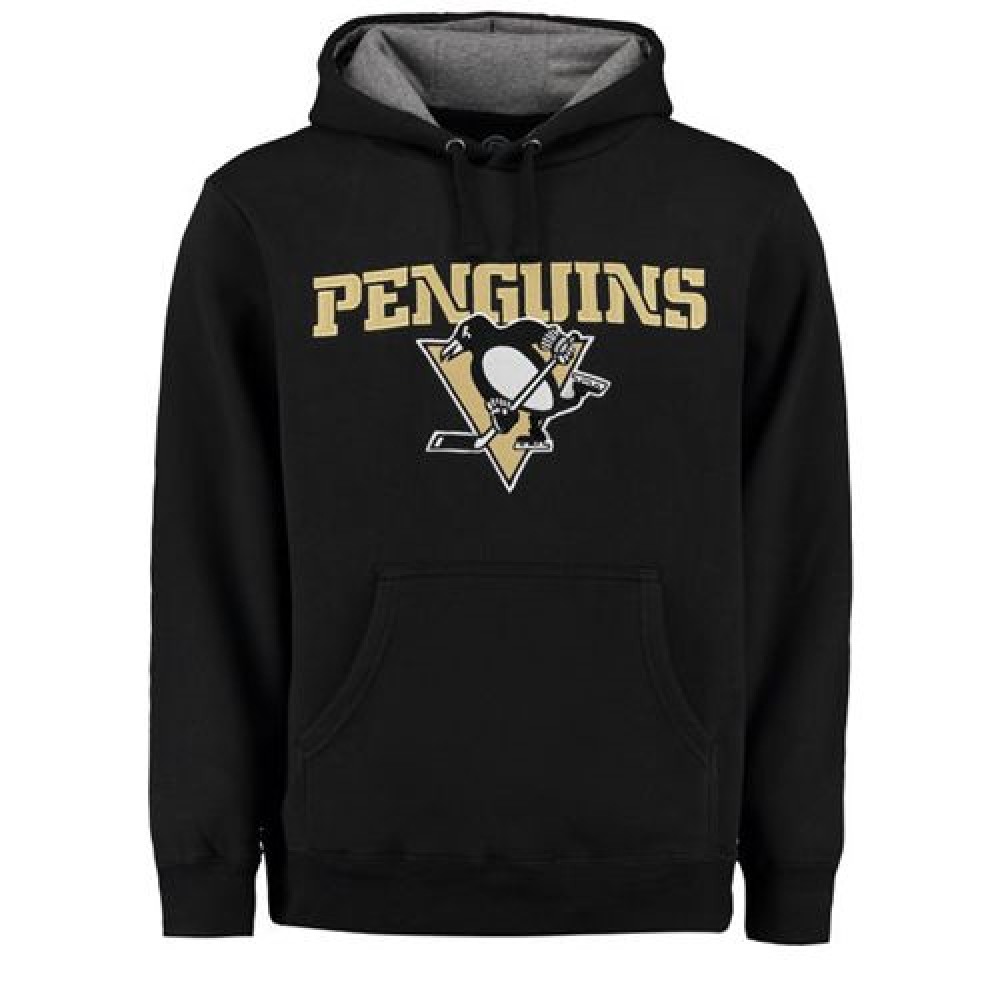 Pittsburgh Penguins Rinkside Grayton Pullover Hoodie Black 1