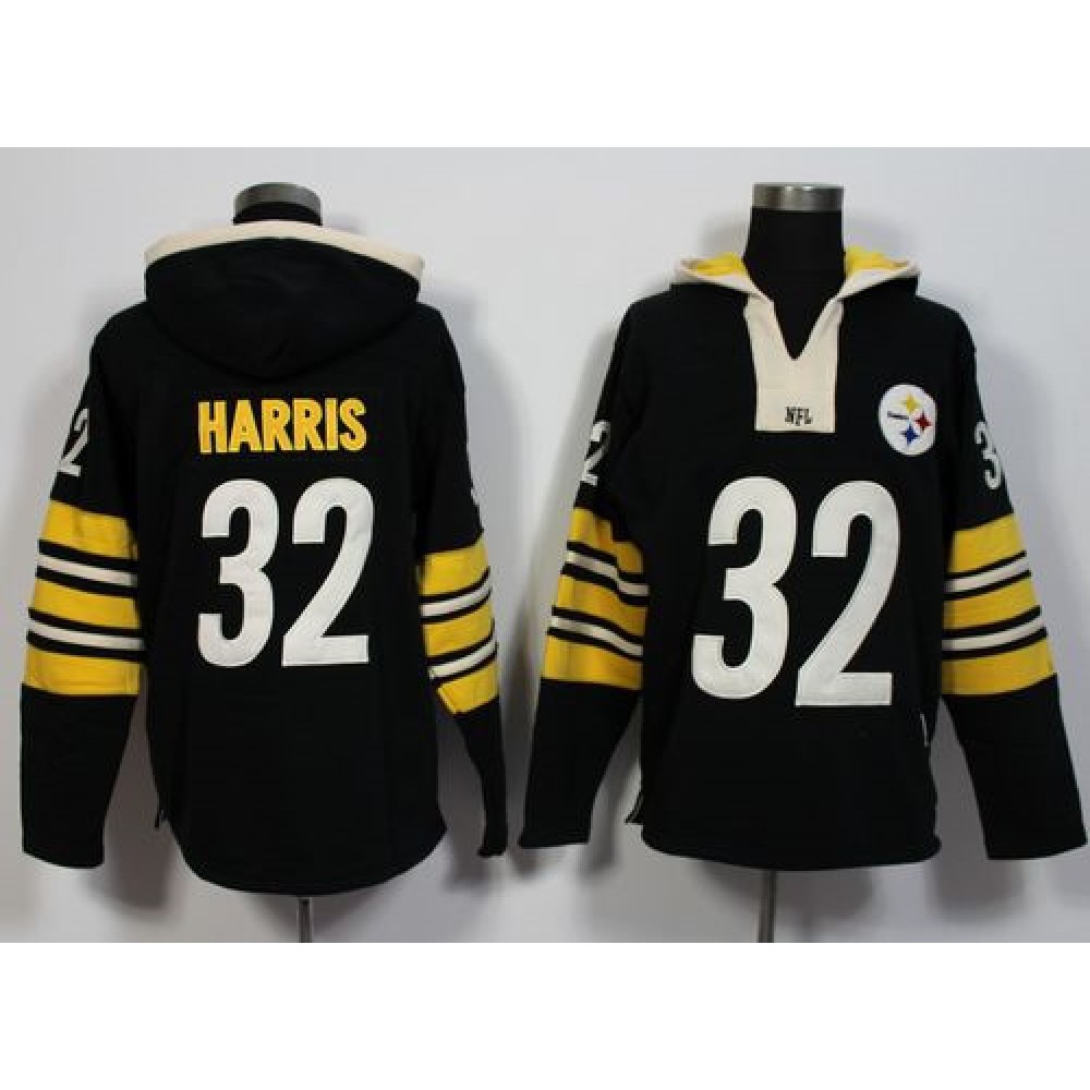 Pittsburgh Steelers #32 Franco Harris Black Player Winning Method Pullover NFL Hoodie 1