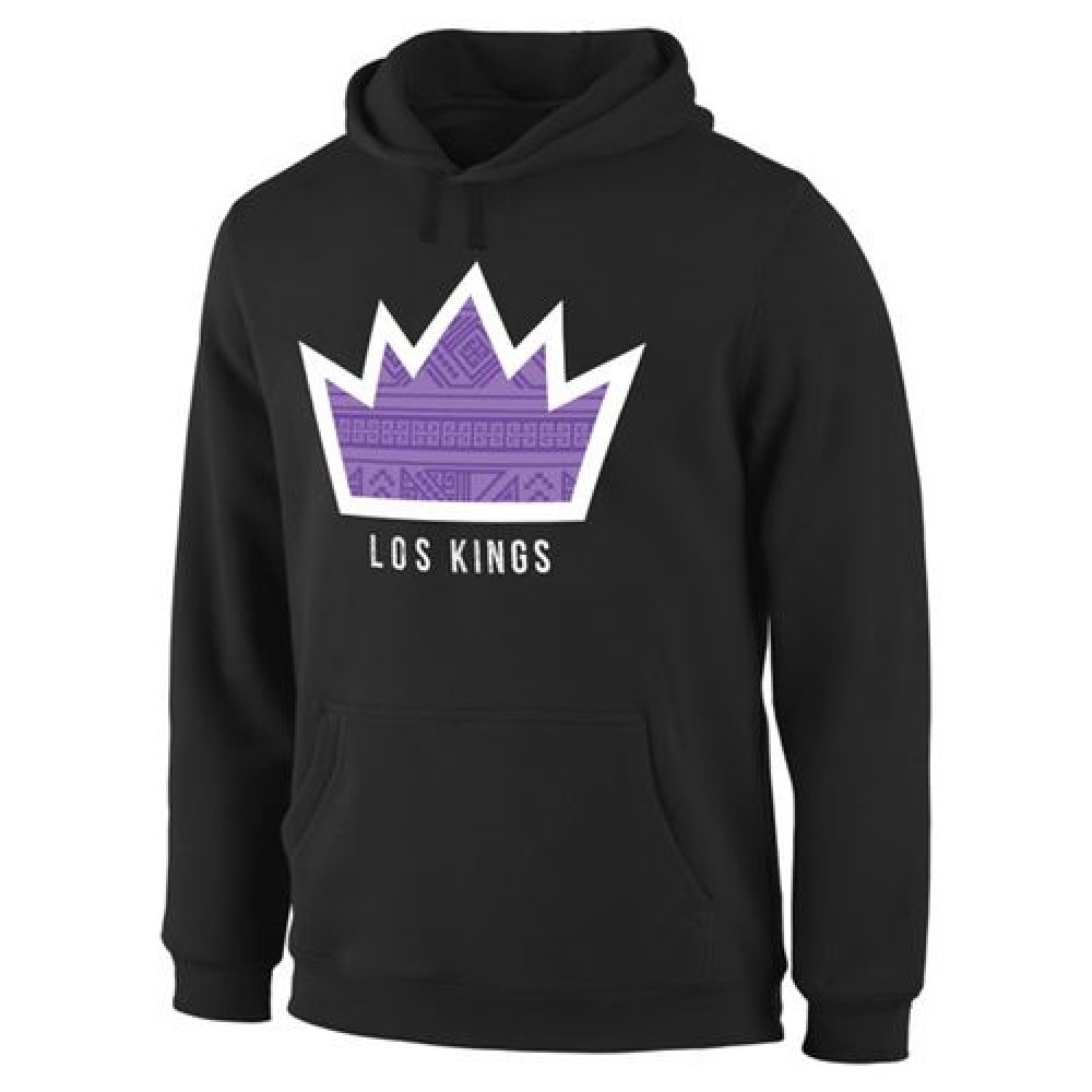 Sacramento Kings Noches Enebea Pullover Hoodie Black 1
