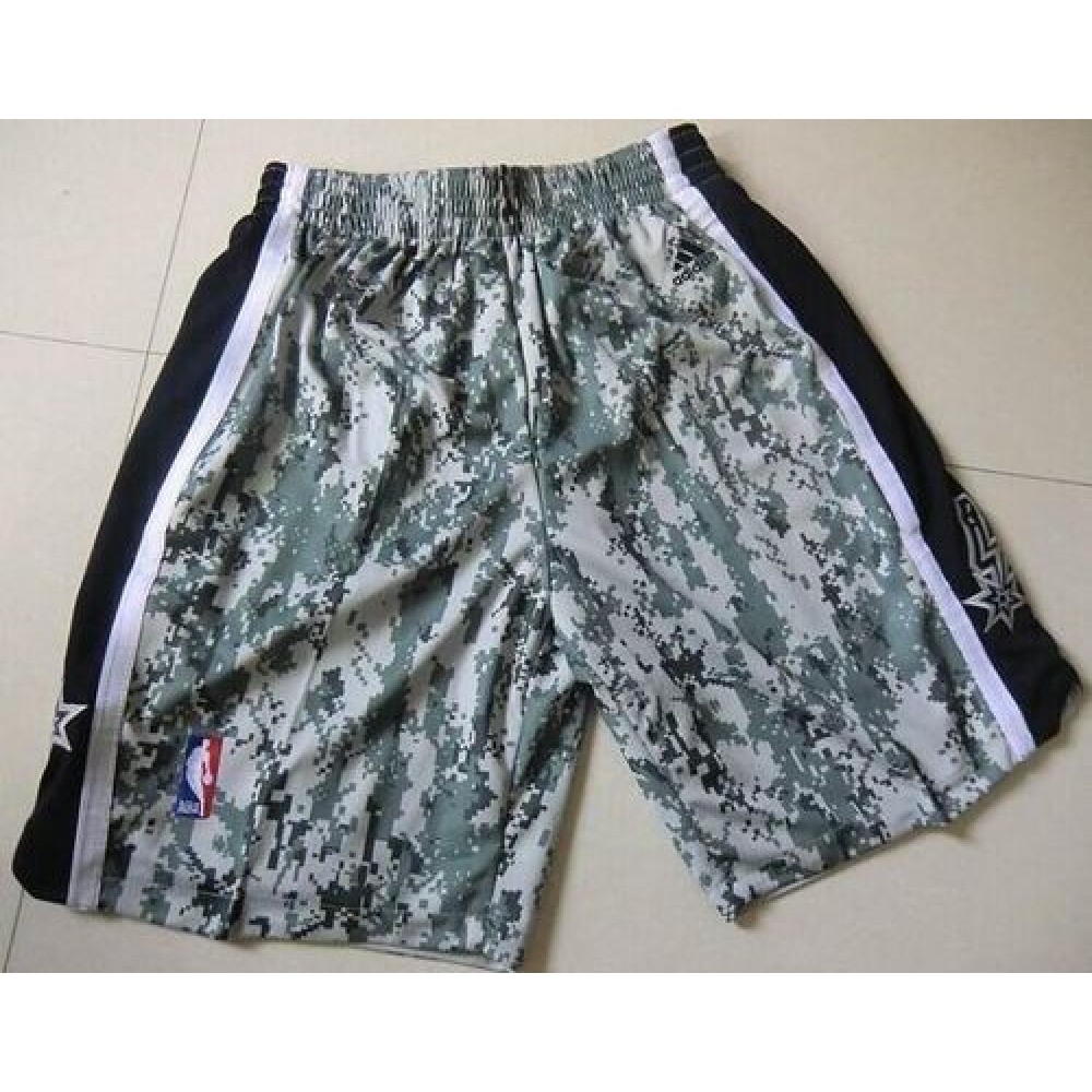 San Antonio Spurs Camo NBA Shorts 1