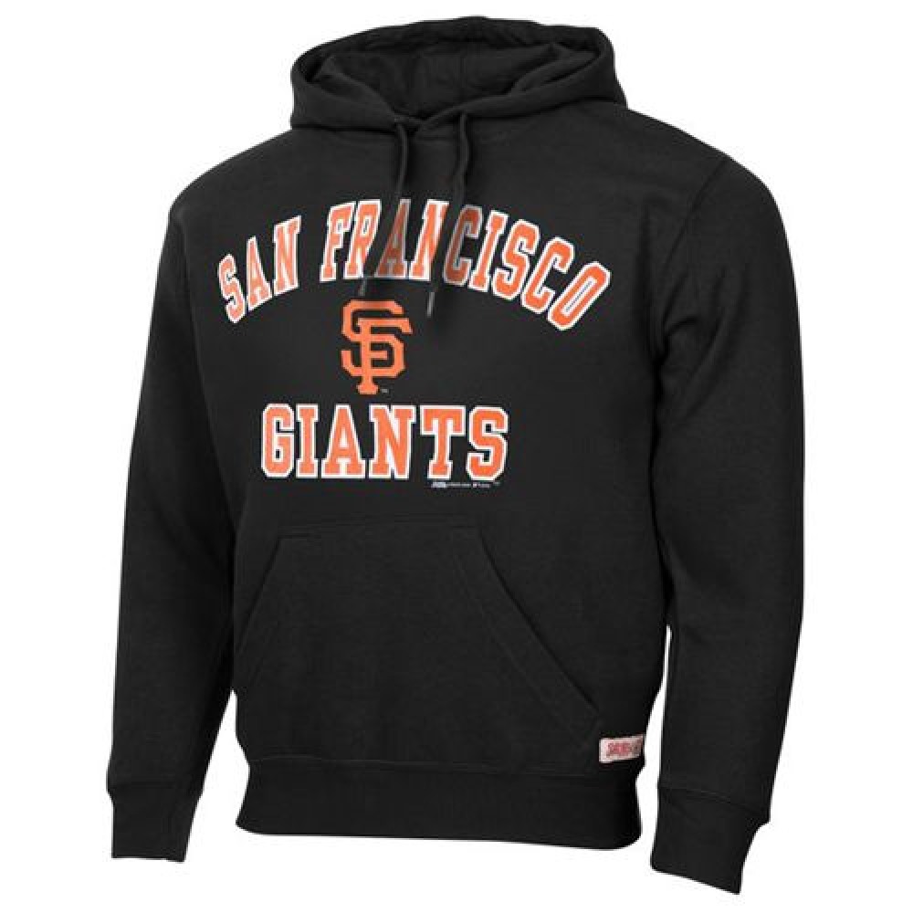 San Francisco Giants Fastball Fleece Pullover Black MLB Hoodie 1