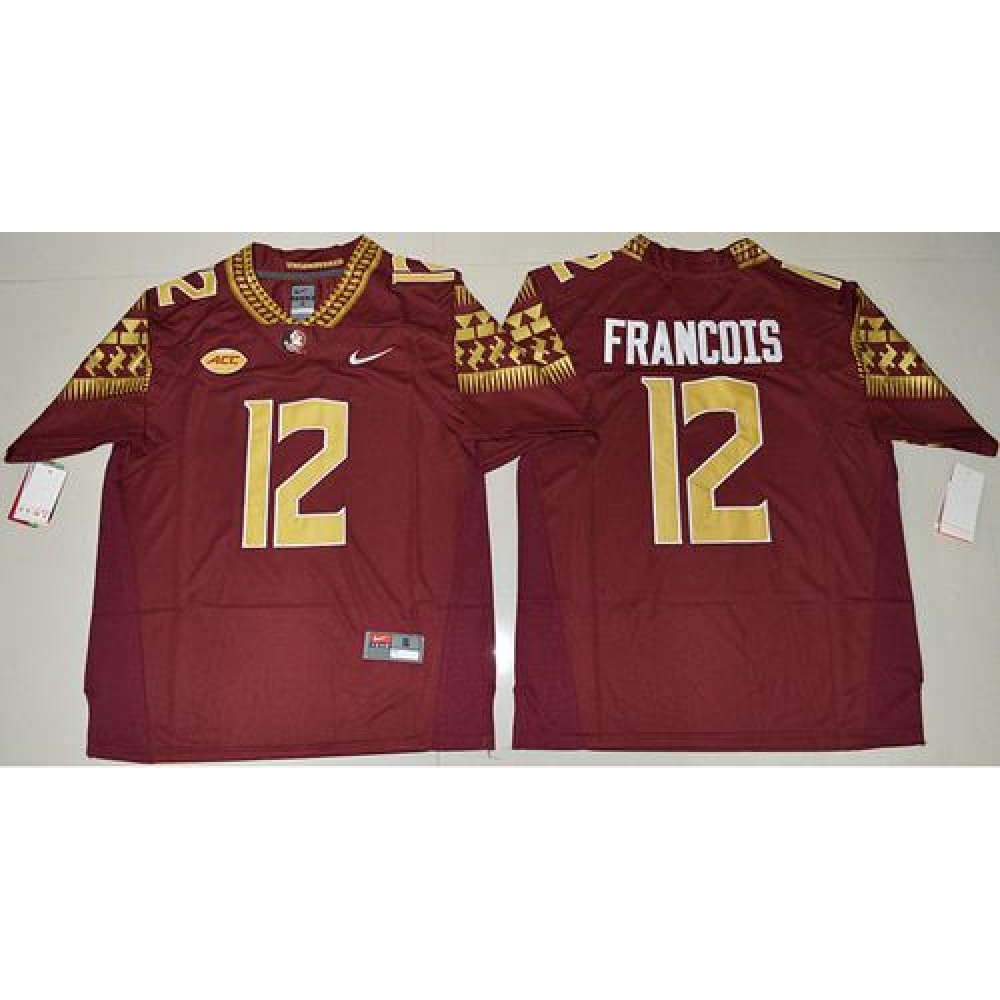 Seminoles #12 Deondre Francois Red Limited Stitched NCAA Jersey 1