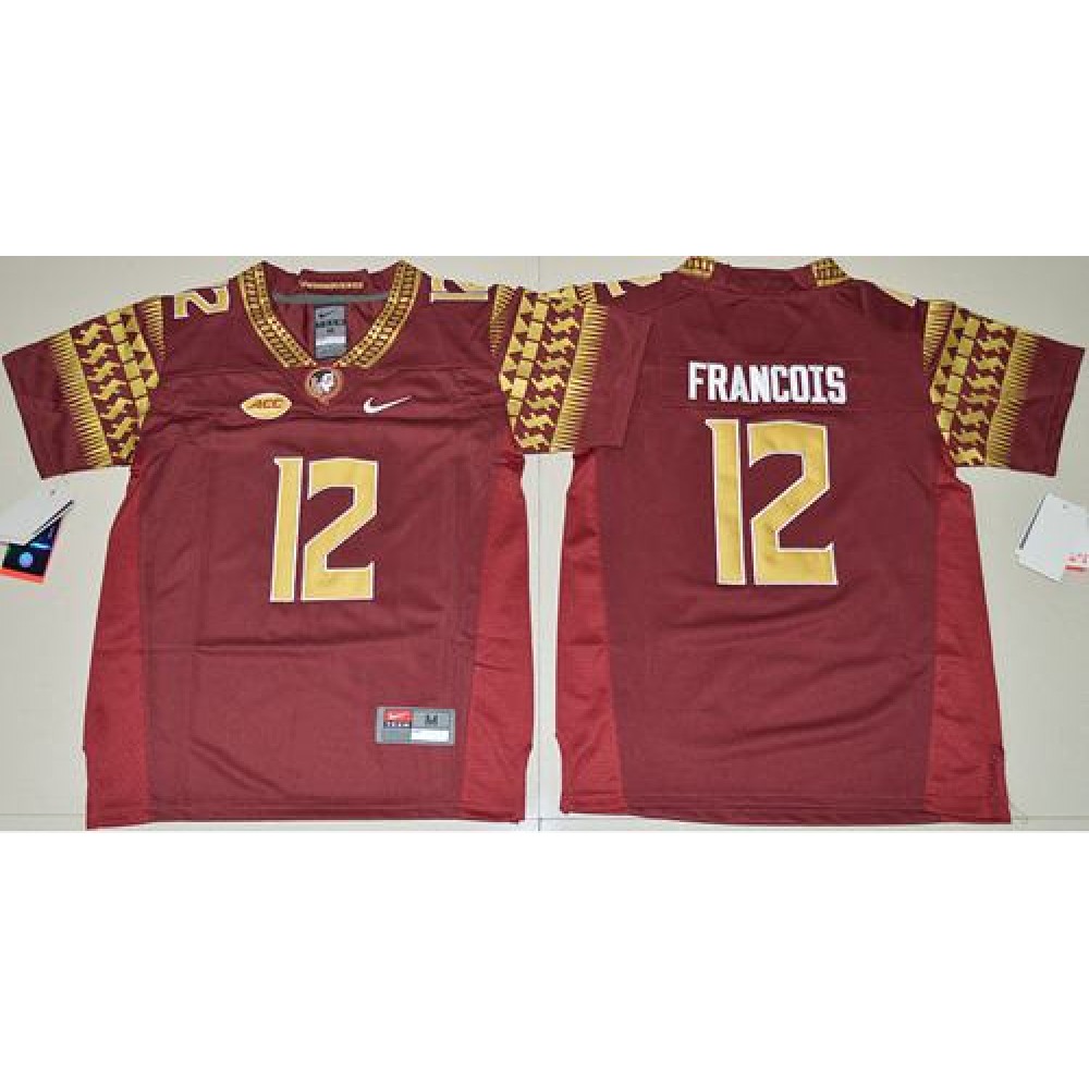 Seminoles #12 Deondre Francois Red Limited Stitched Youth NCAA Jersey 1