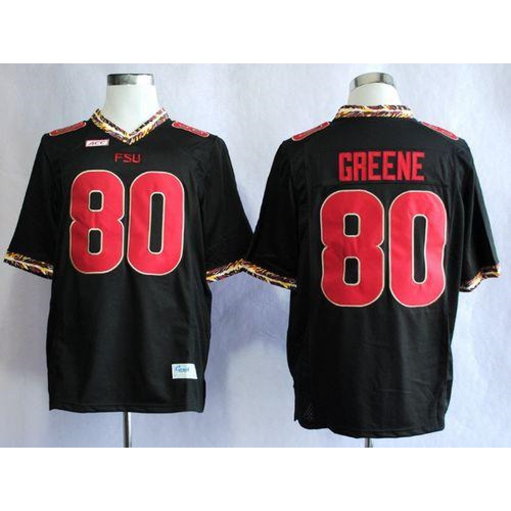 Seminoles #80 Rashad Greene Black Stitched NCAA Jersey 1