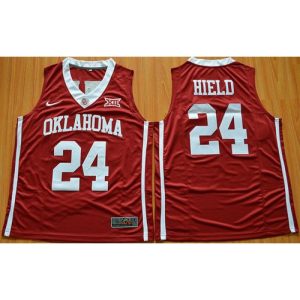 Sooners #24 Buddy Hield Red Basketball New XII Stitched NCAA Jersey