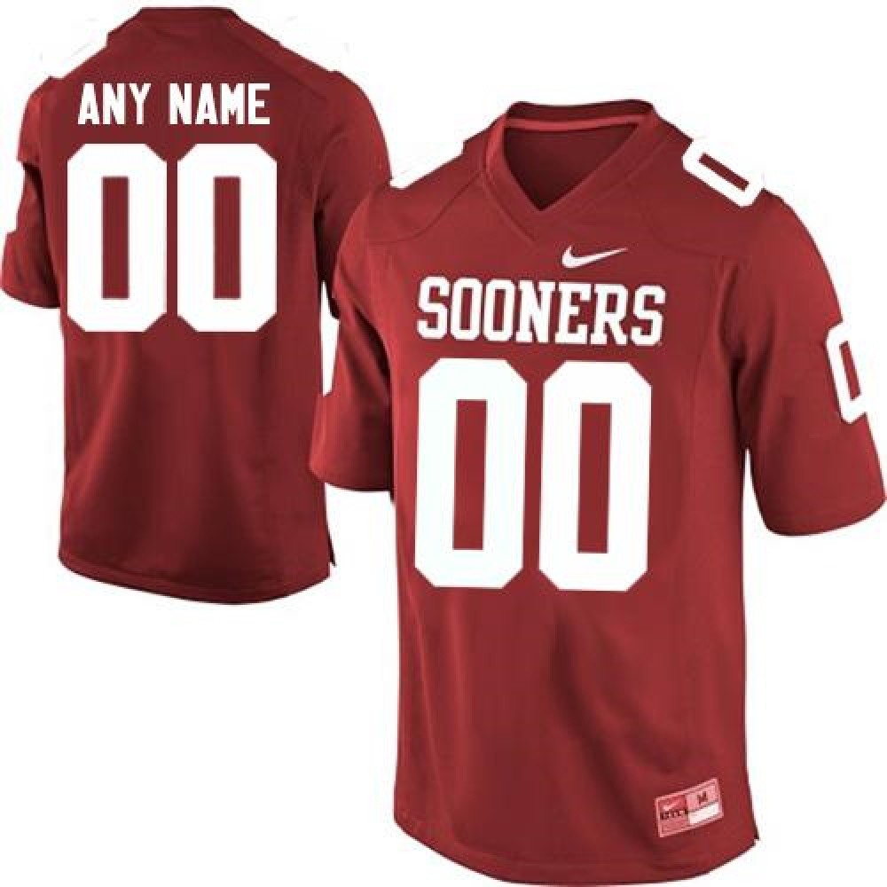 Sooners Personalized Authentic Red NCAA Jersey 1