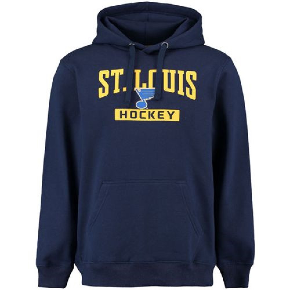 St. Louis Blues Rinkside City Pride Pullover Hoodie Navy 1
