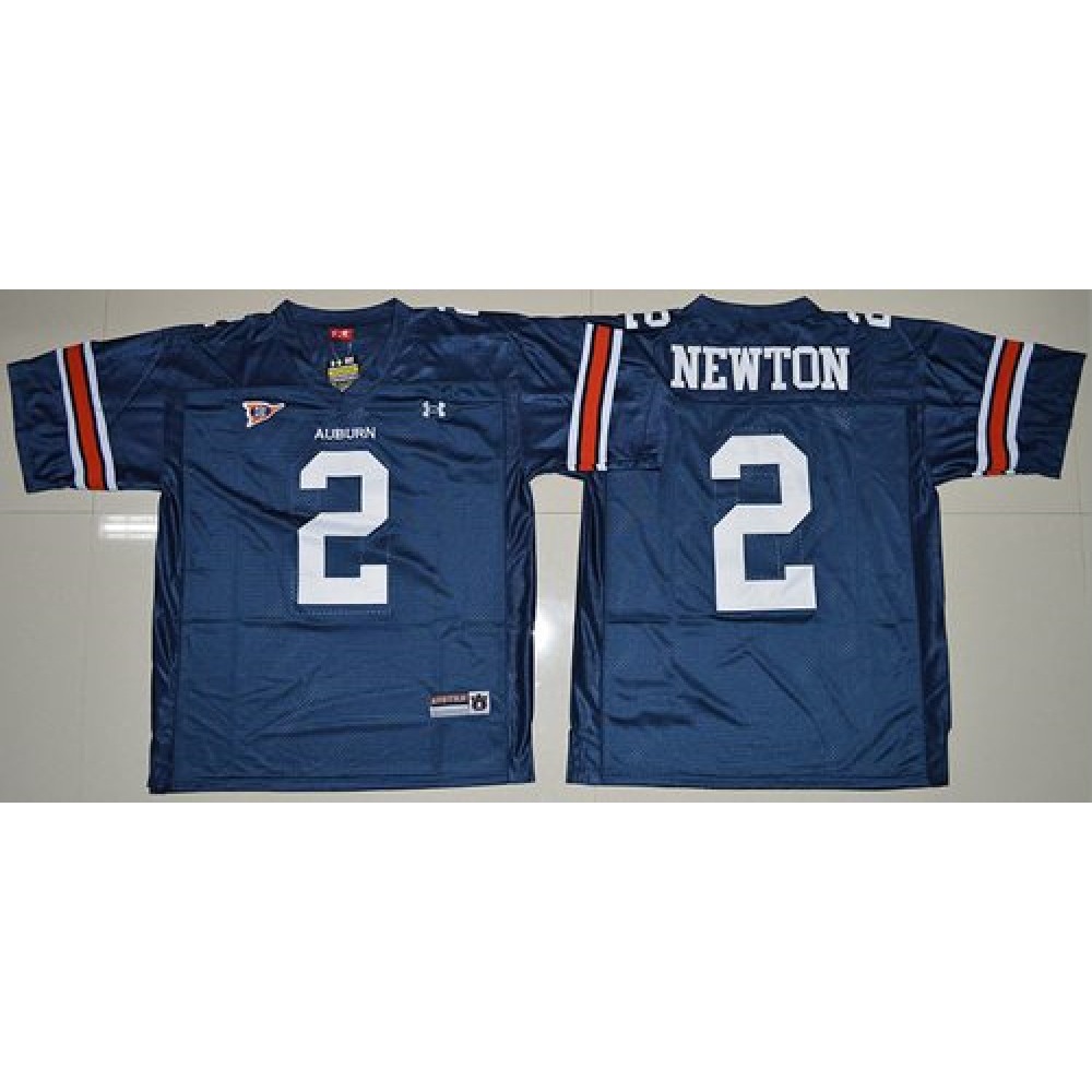 Tigers #2 Newton Blue Stitched NCAA Jersey 1