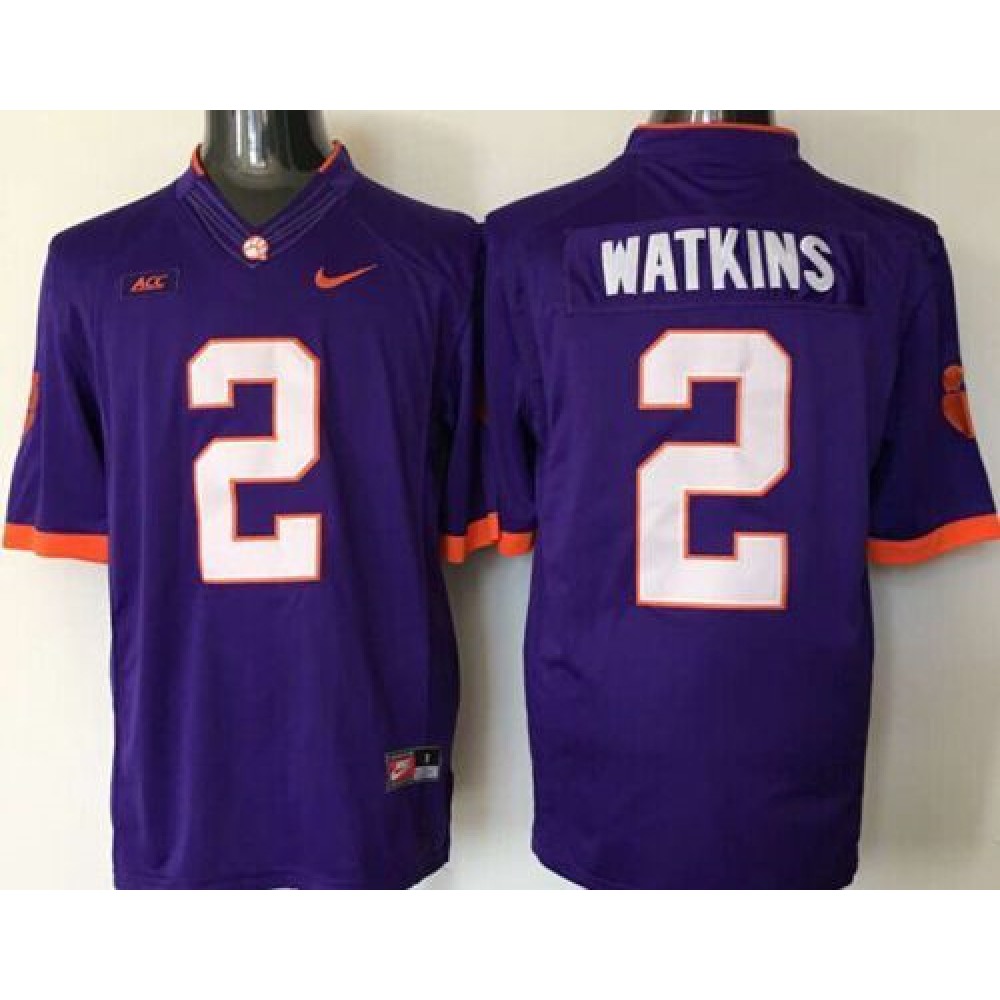 Tigers #2 Sammy Watkins Purple Limited Stitched NCAA Jersey 1