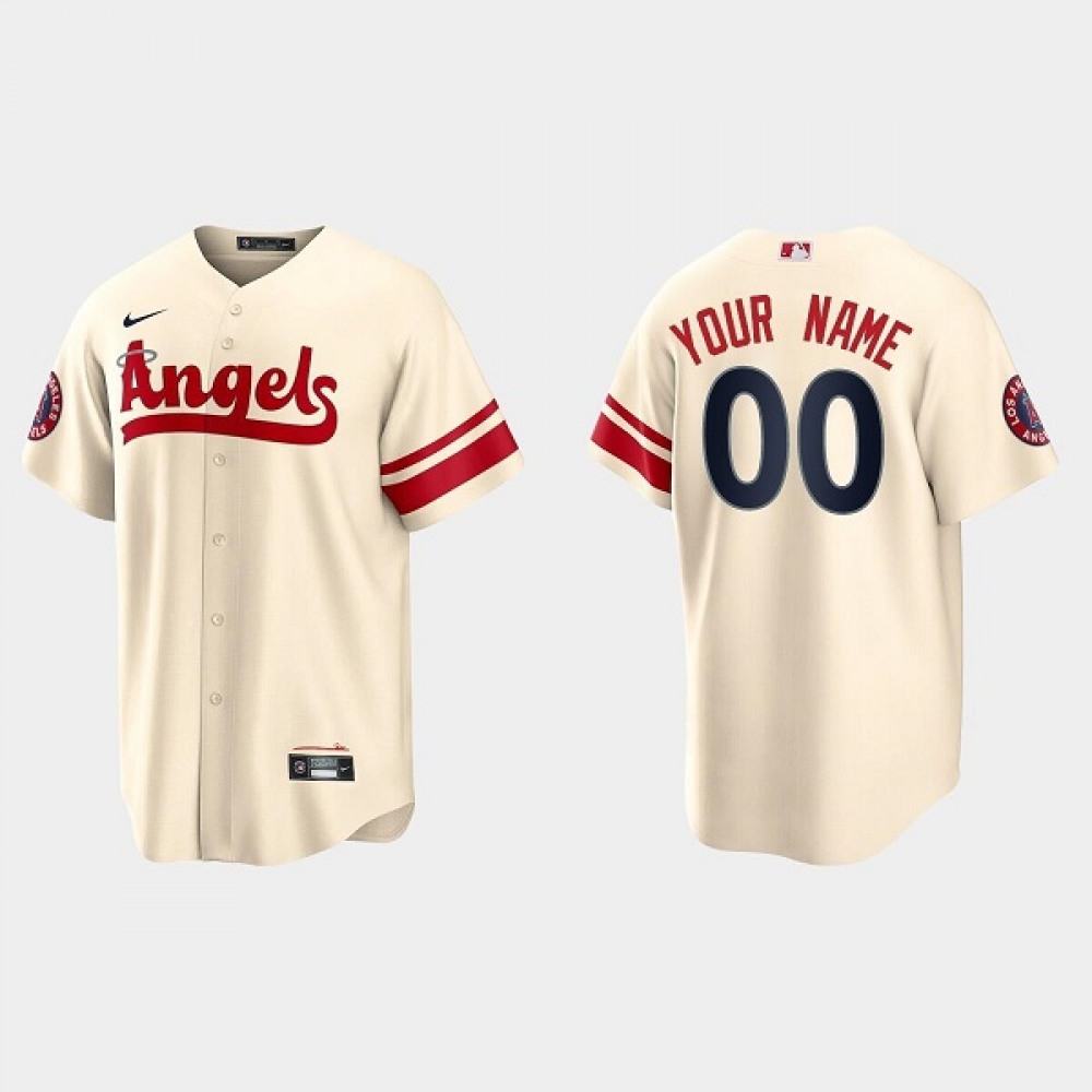Toddler Los Angeles Angels Customized 2022 Cream City Connect Stitched Baseball Jersey 1