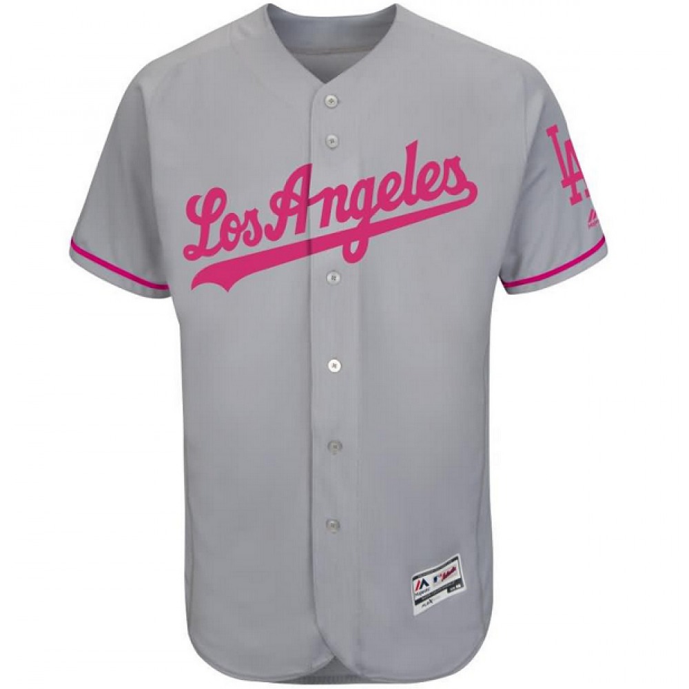 Toddler Los Angeles Dodgers Blank Grey Stitched Baseball Jersey 1