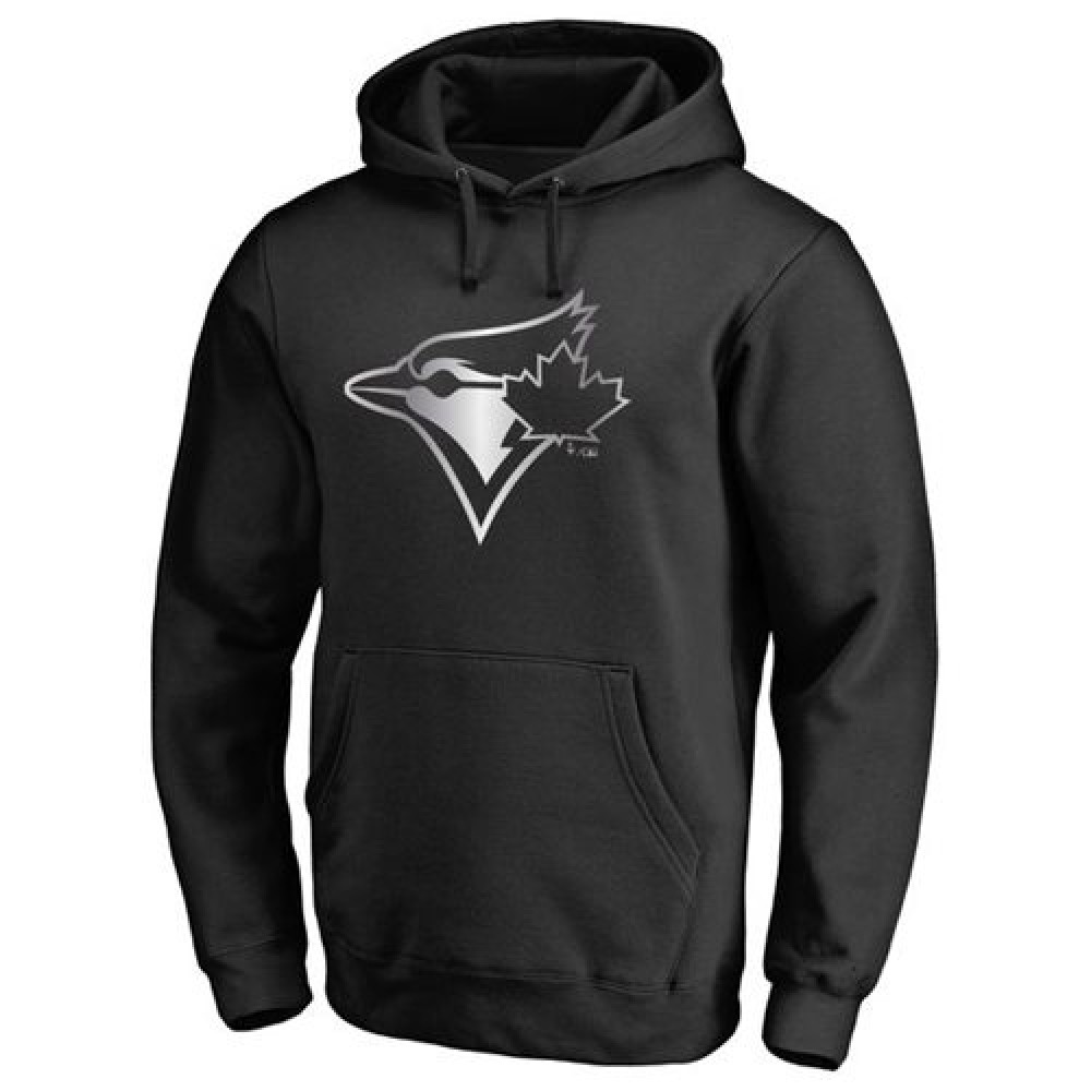 Toronto Blue Jays Platinum Collection Pullover Hoodie Black 1