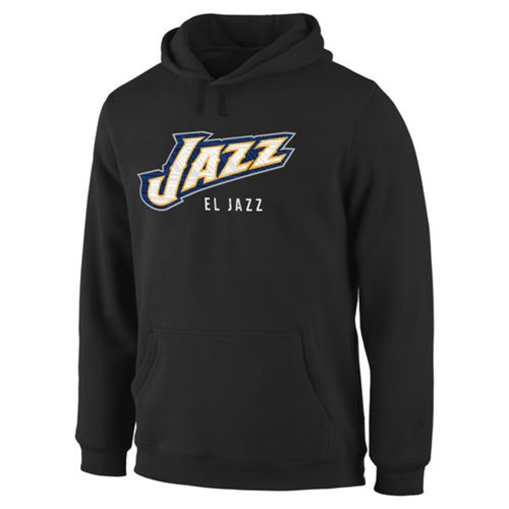 Utah Jazz Noches Enebea Pullover Hoodie Black 1